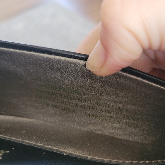 Naturalizer Calf Hair Leather Black Loafer Size 8.5 Block Heel Leopard New - Picture 8 of 12